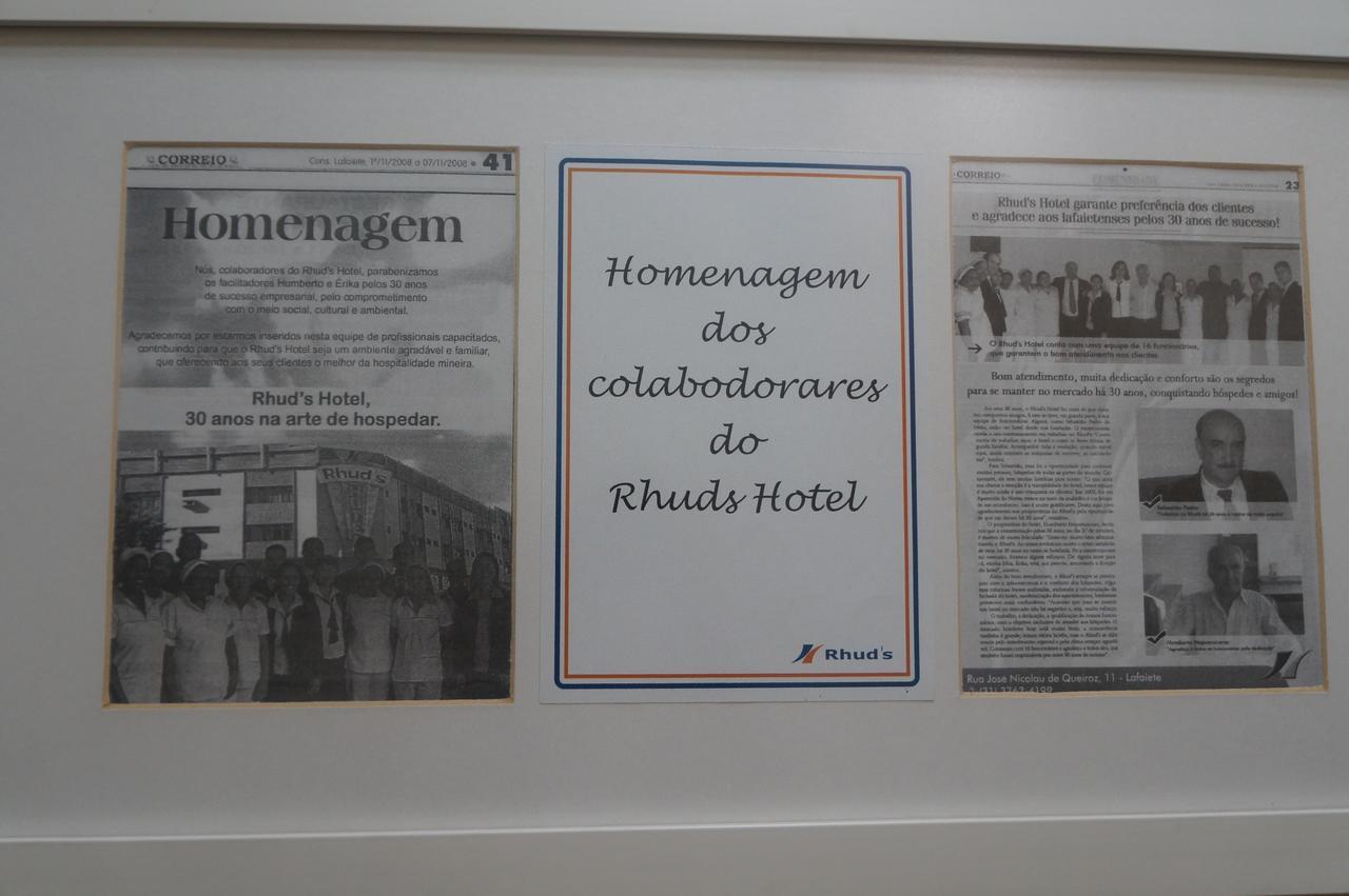 Rhud'S Hotel Conselheiro Lafaiete Dış mekan fotoğraf
